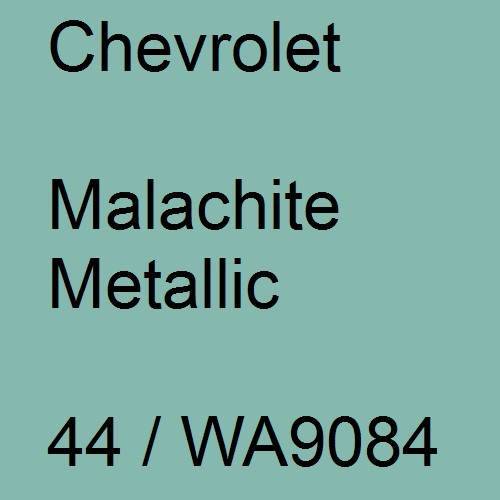 Chevrolet, Malachite Metallic, 44 / WA9084.